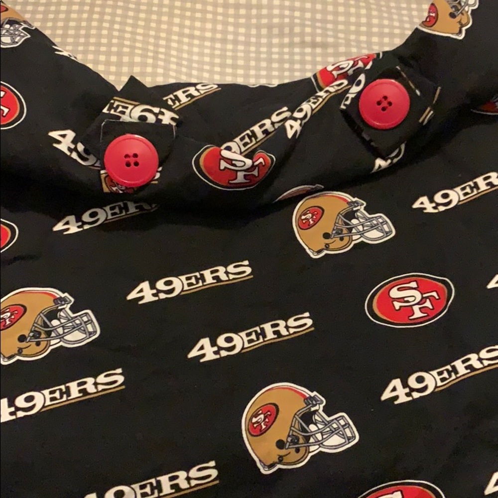 Infant car seat cover 49ers